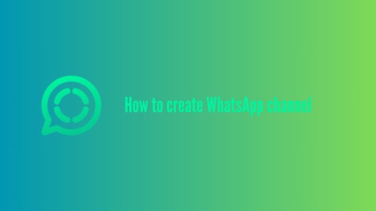 How to create WhatsApp channel